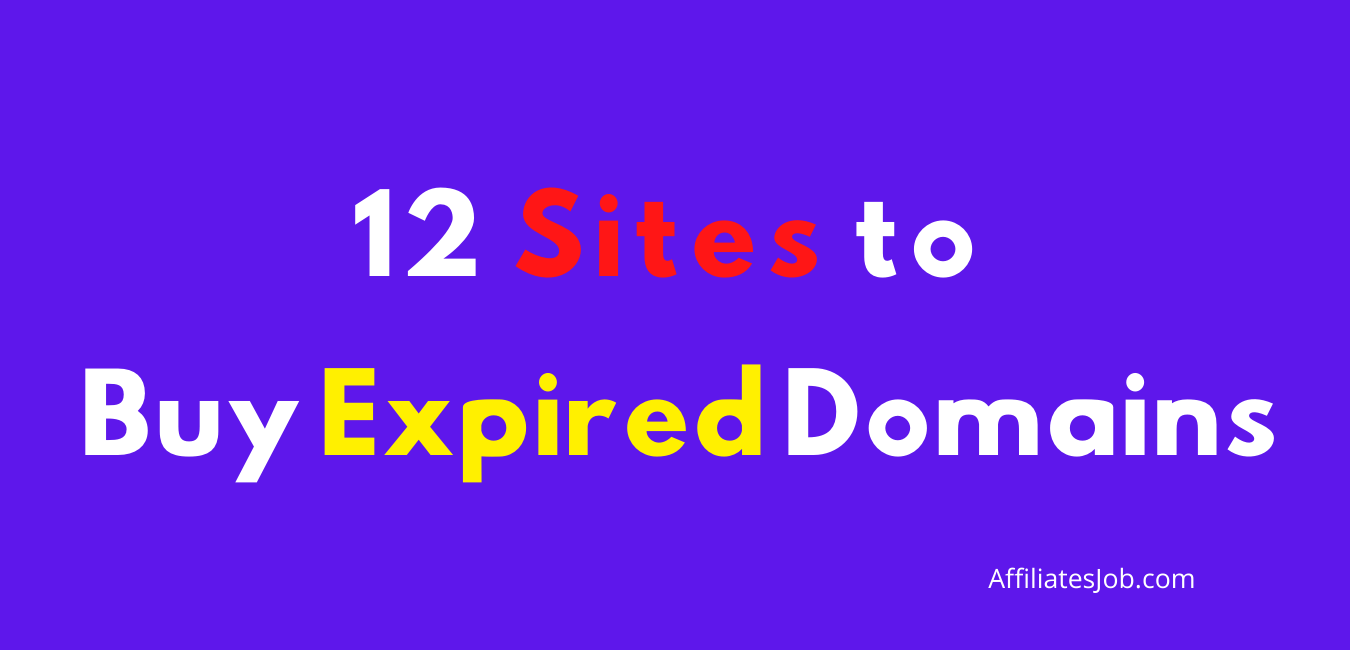 12 Sites to Buy Expired Domains
